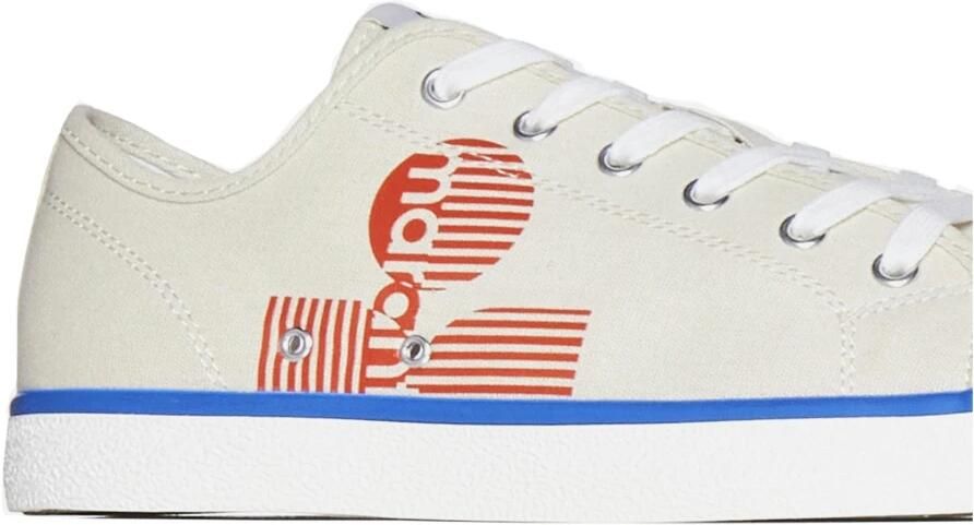 Isabel Marant Beige Canvas Sneakers voor Vrouwen