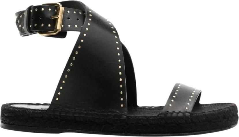 Isabel marant Illya leren sandalen Black Dames