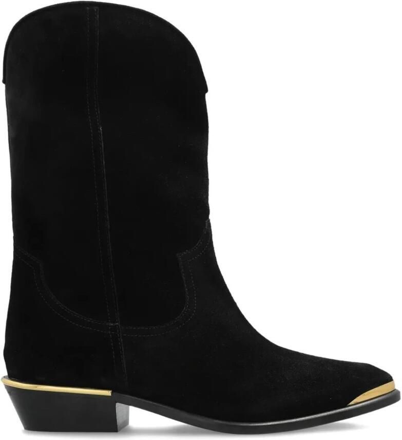 Isabel Marant Suède Cow laarzen met Metalen Accenten