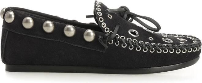 Isabel Marant Suede Eyelets Moccasin