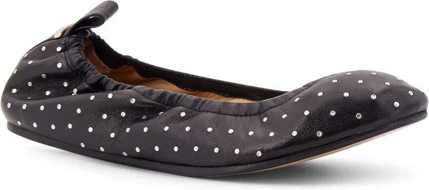 Isabel Marant Zwarte platte schoenen met logoinzet