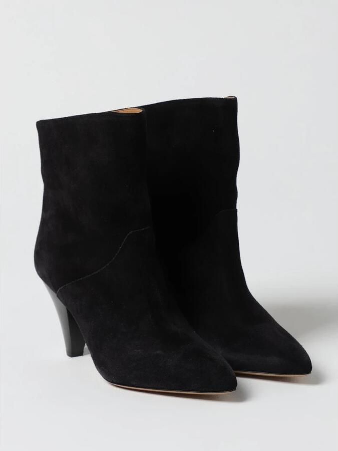 Isabel Marant Zwarte suède enkellaarsjes - Foto 2