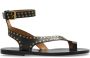 Isabel marant Jiona leren sandalen Black Dames - Thumbnail 1