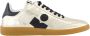Isabel marant Low-Top Sneakers Kaycee Ga Sneakers Leather Gold in staalgrijs - Thumbnail 4