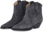 Isabel marant Zwarte Enkellaarsjes met Cubaanse Hak Black Dames - Thumbnail 10