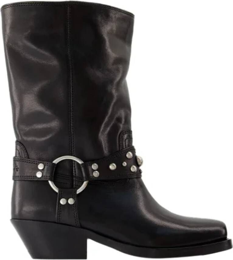 Isabel marant Leather boots Black Dames