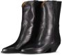 Isabel marant Zwarte Leren Puntige Neus Cubaanse Hak Laarzen Black Dames - Thumbnail 12