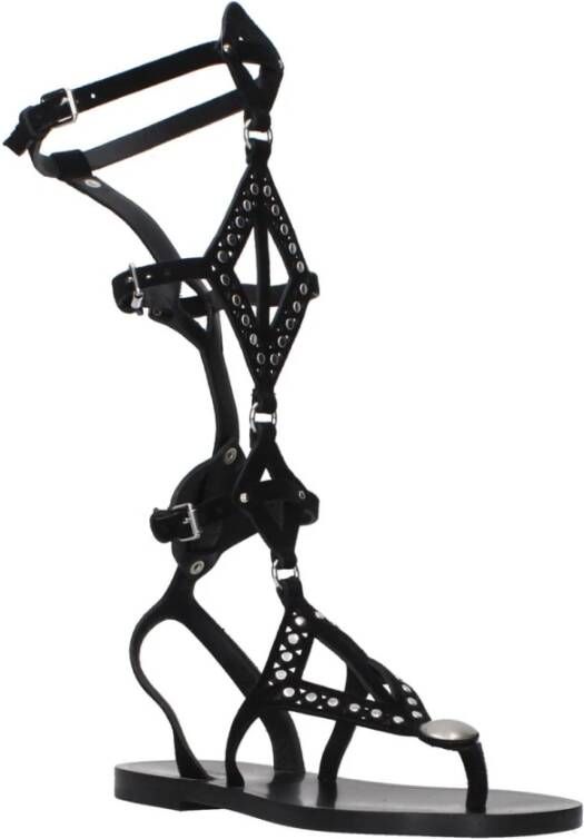 Isabel Marant Leren teenslippers