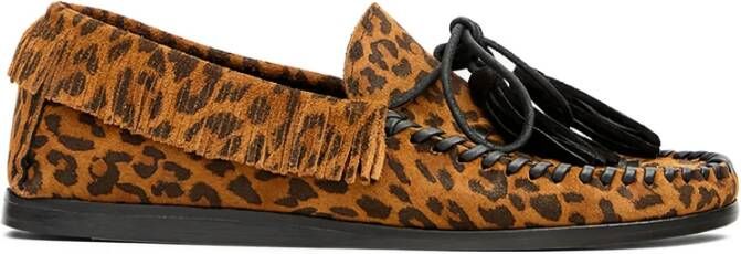 Isabel Marant Luipaardprint Instap Schoenen