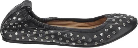 Isabel marant Zwarte Ballerina Platte Schoenen Black Dames