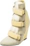 Isabel Marant Pre-owned Leather boots Beige Dames - Thumbnail 1