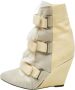 Isabel Marant Pre-owned Leather boots Gray Dames - Thumbnail 1