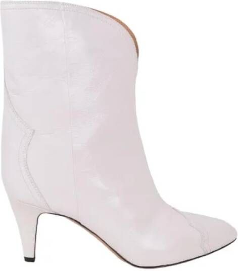 Isabel Marant Pre-owned Leather boots White Dames