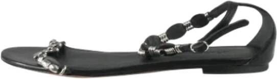 Isabel Marant Pre-owned Leather sandals Black Dames