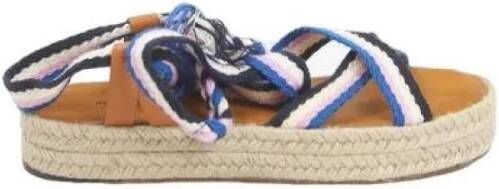 Isabel Marant Pre-owned Leather sandals Blue Dames