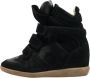 Isabel Marant Pre-owned Leather sneakers Black Dames - Thumbnail 1