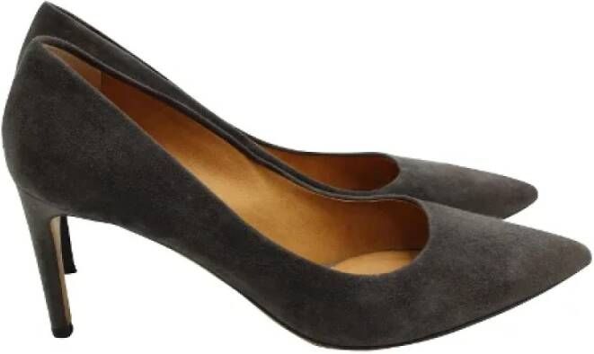Isabel Marant Pre-owned Suede heels Gray Dames
