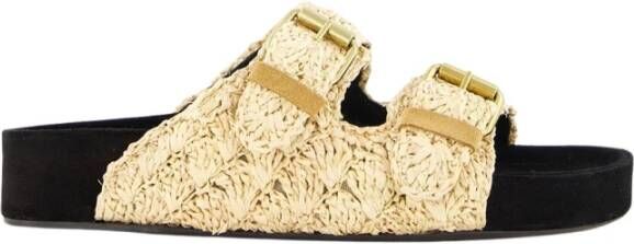 Isabel Marant Raffia Gesp Sandalen