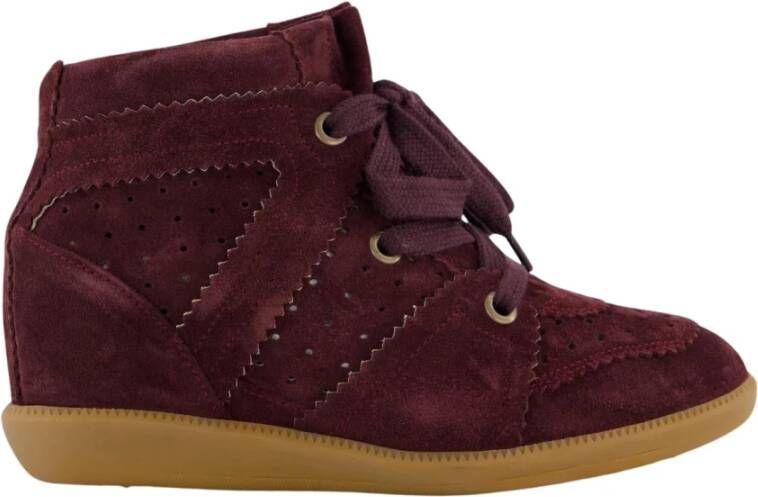 Isabel Marant Rode Bobby Sneaker voor vrouwen