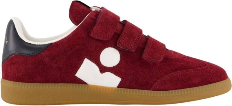 Isabel Marant Rode Suede Sneaker voor Dames