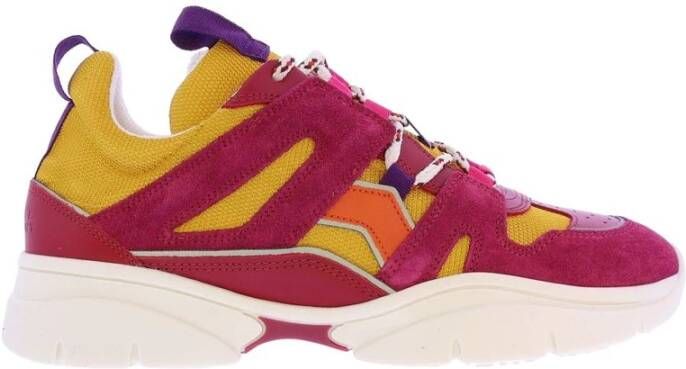 Isabel Marant Roze Oranje Kindsay Sneaker