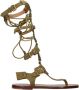 Isabel Marant Leren teenslippers - Thumbnail 1