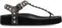 Isabel marant Studded Sandalen Enore Zwart Zilver Black Dames - Thumbnail 17