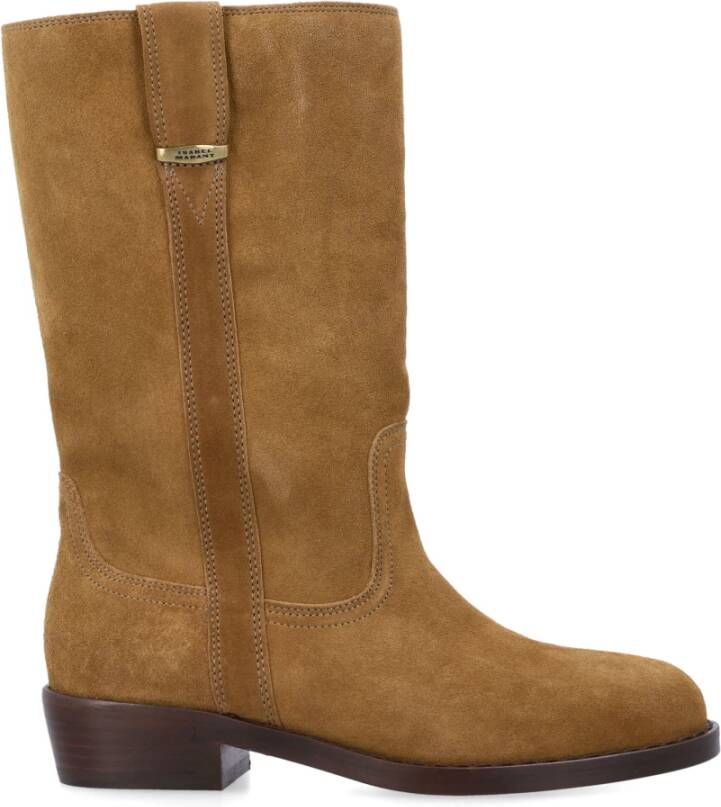 Isabel Marant Sepia Gesloten Heikee Laarzen