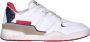 Isabel marant Blauwe Kalfsleren Panel Sneakers White Dames - Thumbnail 1