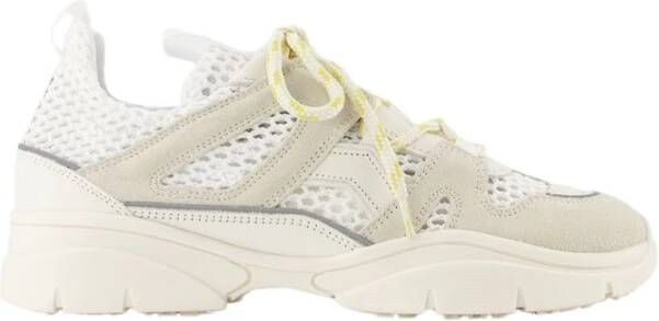 Isabel marant Iconische Kindsay Sneakers met Suède Panelen White Dames