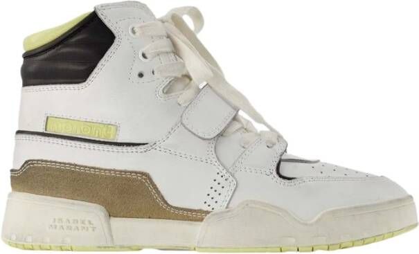 Isabel marant Vintage High-Top Sneakers Wit Leer White Dames