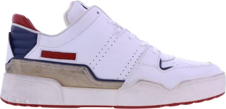 Isabel marant Emreeh Leren Sneakers Blue Heren