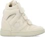 Isabel marant Krijt Sneakers Hoge Top Verborgen Wig Beige Dames - Thumbnail 1