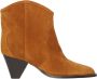 Isabel marant Wildlederstiefel met 60mm Tapered Hak Brown Dames - Thumbnail 3