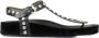 Isabel marant Studded Leather Flat Sandals Zwart Zilver Black Dames - Thumbnail 1