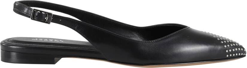 Isabel Marant Studded Leren Slingback Schoenen