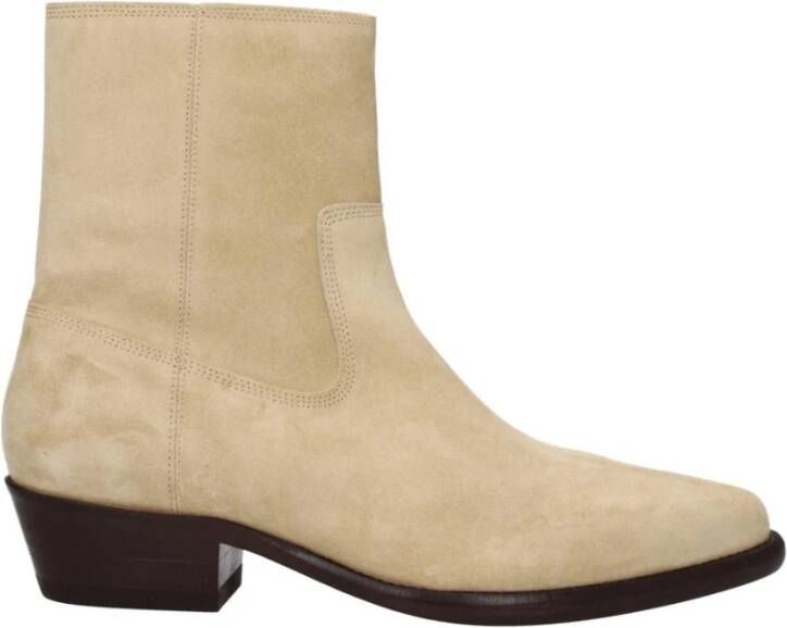 Isabel Marant Suede Pointed Toe Mid Heel Laarzen