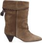 Isabel Marant Suede Puntige Neus Enkellaarzen - Thumbnail 1
