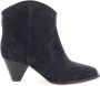 Isabel marant Texaanse Stijl Suède Enkellaarzen Blue Dames - Thumbnail 9