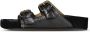 Isabel marant Leren Slides met Verstelbare Bandjes Black Dames - Thumbnail 5