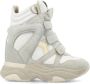 Isabel marant Witte Hoge Top Suède Sneakers White Dames - Thumbnail 1
