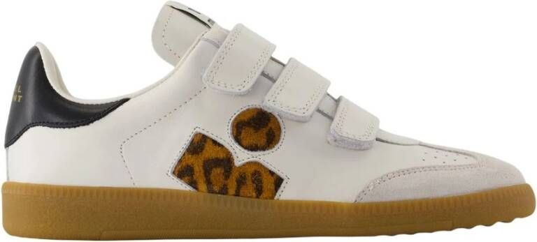 Isabel Marant Witte Leren Sneakers Beth Gb