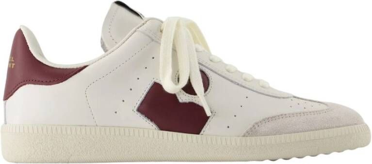 Isabel Marant Witte Leren Sneakers Bryce Gb