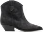 Isabel marant Zwarte Enkellaarsjes met Cubaanse Hak Black Dames - Thumbnail 1