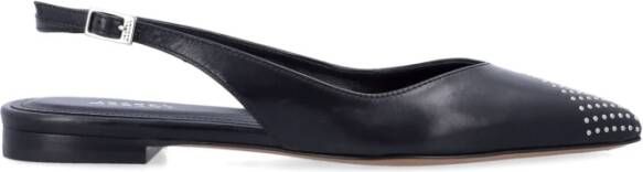 Isabel Marant Zwarte Gesloten Ballerina's met Studs