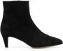 Isabel marant Daxi enkellaarzen met hak van suède Black Dames - Thumbnail 11