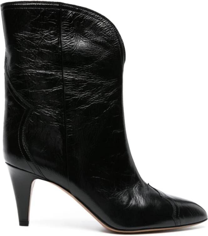 Isabel marant Zwarte Laarzen Dytho-Ga Black Dames