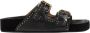 Isabel marant Zwarte Leren Sandalen met Stud Details Black Dames - Thumbnail 1