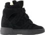 Isabel marant Zwarte Leren Sneakers met Velcro Straps Black Dames - Thumbnail 15