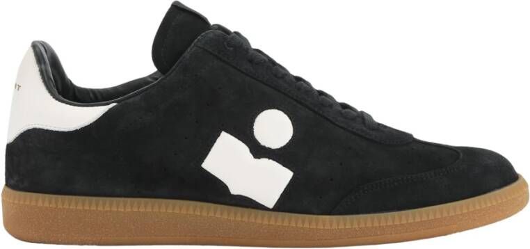 Isabel Marant Zwarte Logo Sneakers